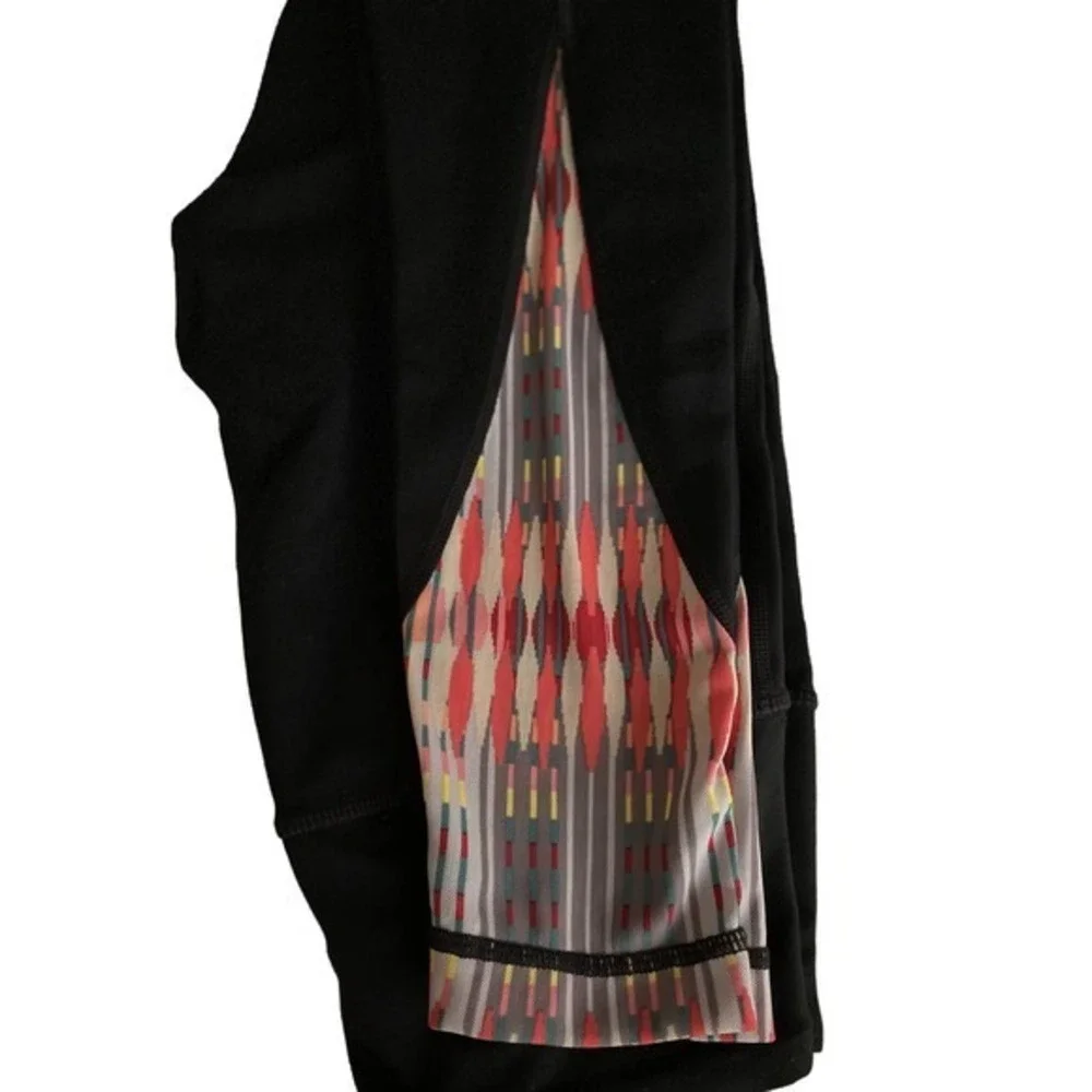 PrAna Costas Yoga Leggings-Size XS Women-Color Black/Multi-EUC‎